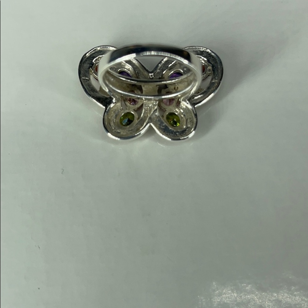 Silver ring butterfly shape. - Picture 4 of 5